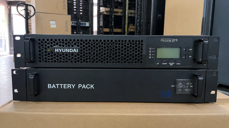 Bộ lưu điện Rack Online 10KVA Hyundai HD-10KR9