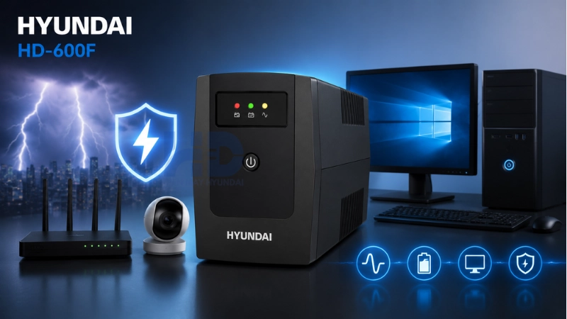 Bộ lưu điện Offline Hyundai HD-600Fng