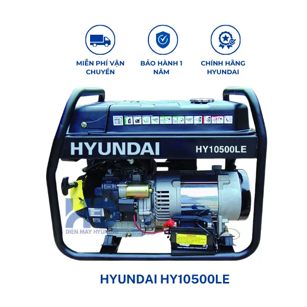 Máy phát điện 7.5kVA Hyundai HY10500LE