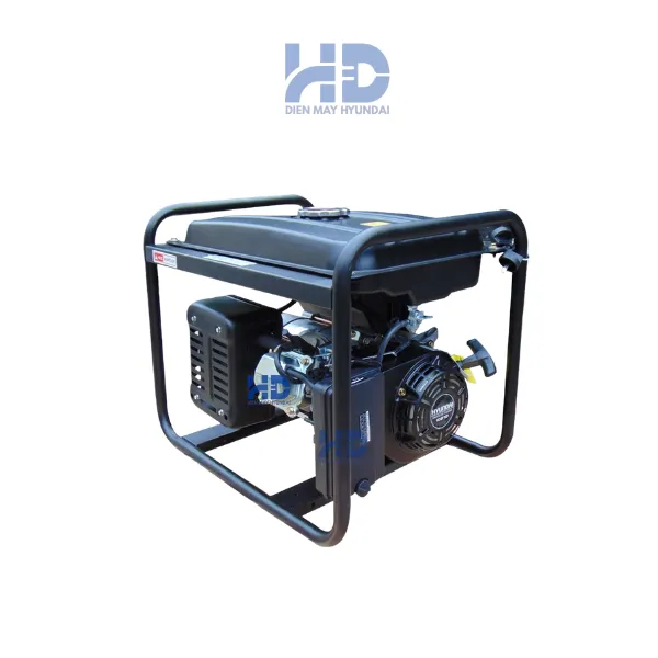 Máy phát điện chạy xăng công suất 7.5kVA, Công suất tối đa 8.2 kVA HY10500LE Chính Hãng
