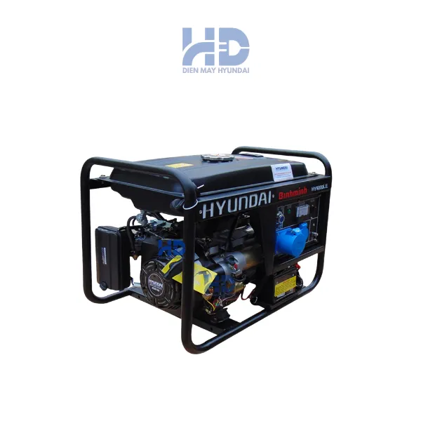 Máy phát điện chạy xăng 6kVA Hyundai HY9000LE chính hãng