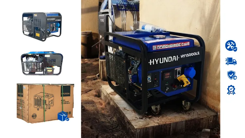 Máy Phát Điện 10kVA HYUNDAI HY15000LE