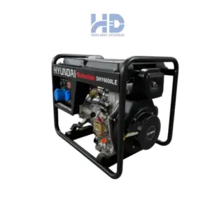 Máy phát điện chạy dầu 5kVA Hyundai DHY6000LE chính hãng