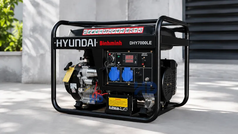 Giới thiệu máy phát điện Hyundai DHY7000LE chính hãng