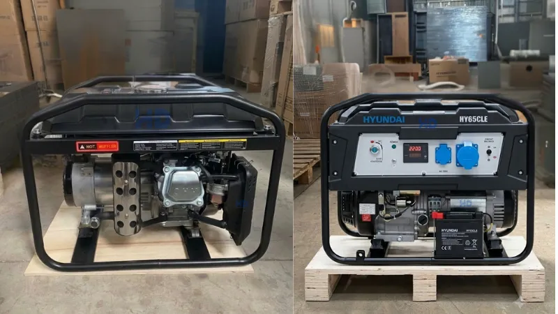 Máy phát điện Hyundai HY65CLE chạy xăng được trang bị động cơ LV420 đảm bảo vận hành ổn định và tiết kiệm nhiên liệu.