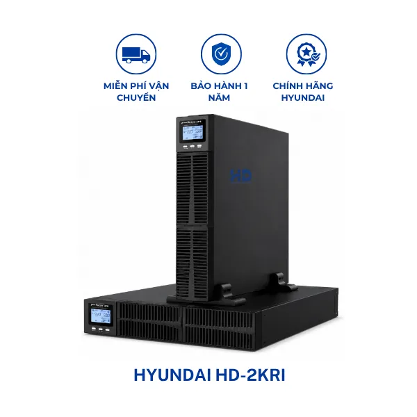 Bộ lưu điện Online 2KVA Hyundai HD-2KRi