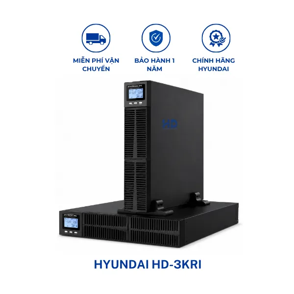 Bộ lưu điện Online Hyundai HD-3KRi 3KVA/2700W