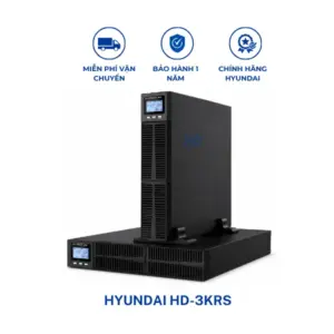 Bộ lưu điện Online Hyundai HD-3KRS 3KVA – Nguồn điện dự phòng ổn định cho hệ thống quan trọng