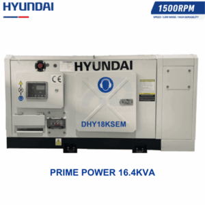 Máy phát điện Hyundai DHY18KSem 1 pha chạy dầu 16.4KVA chính hãng