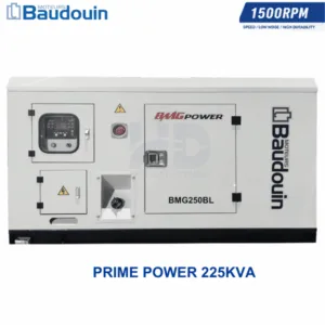 Máy phát điện Baudouin BMG250BL 3 pha chạy dầu 225KVA Bình Minh lắp ráp giá tốt