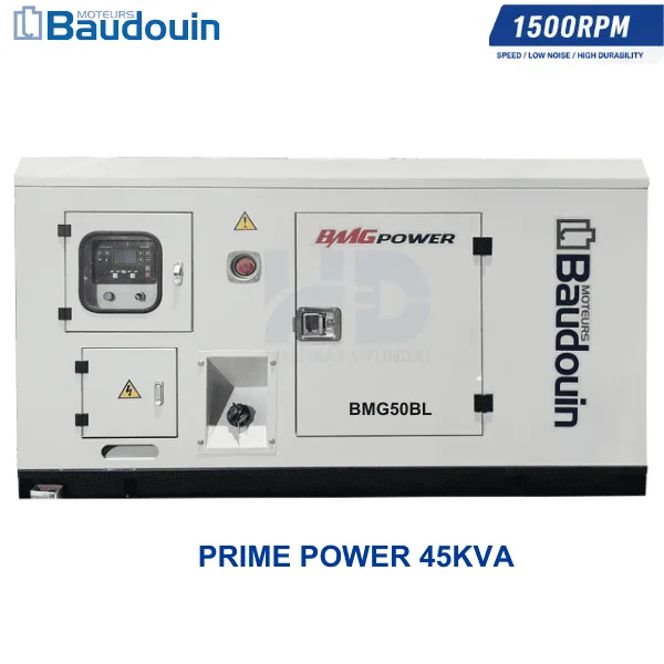 Máy phát điện Baudouin BMG50BL 3 pha chạy dầu 45KVA Bình Minh lắp ráp giá tốt