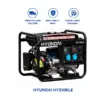 Máy phát điện chạy xăng 2.5kVA Hyundai HY3100LE chính hãng