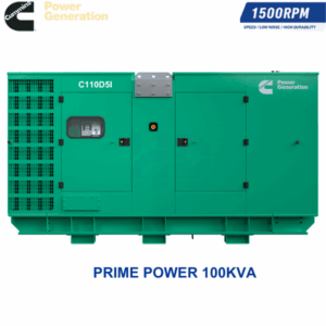 Máy phát điện Cummins C110D5I chạy dầu 3 pha 100KVA đồng bộ nguyên chiếc chính hãng