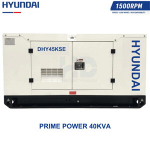 Máy phát điện Hyundai DHY45KSE chạy dầu 3 pha 40KVA chính hãng