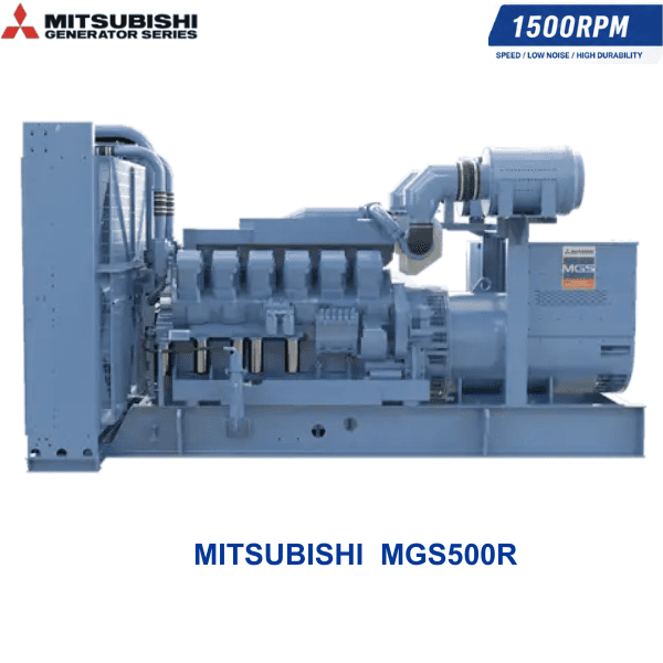 Máy phát điện Mitsubishi MGS500R chạy dầu 3 pha 460KVA đồng bộ nguyên chiếc chính hãng