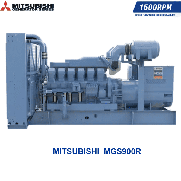 Máy phát điện Mitsubishi MGS900R chạy dầu 3 pha 800KVA đồng bộ nguyên chiếc chính hãng