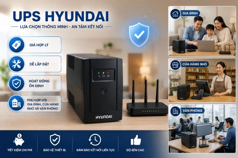 Cách tính dung lượng bộ lưu điện Offline phù hợp với nhu cầu sử dụng