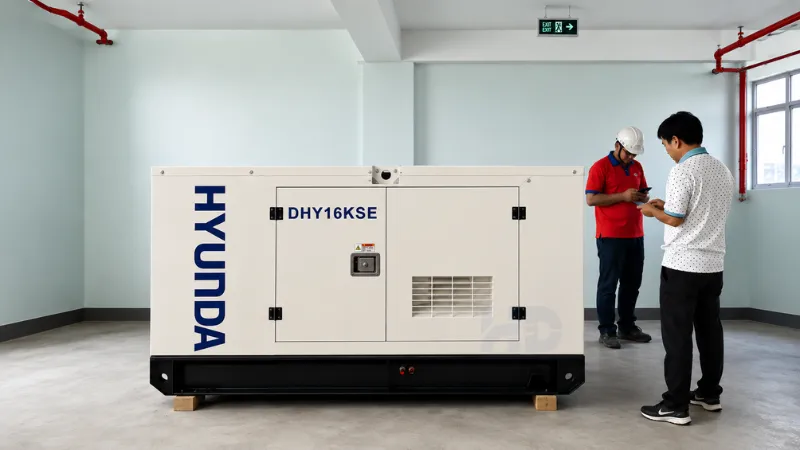 Máy phát điện công nghiệp Hyundai nhập khẩu chính hãng