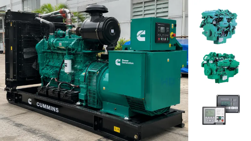 Máy phát điện công nghiệp chính hãng nhập khẩu nguyên chiếc Cummins đủ mọi công suất