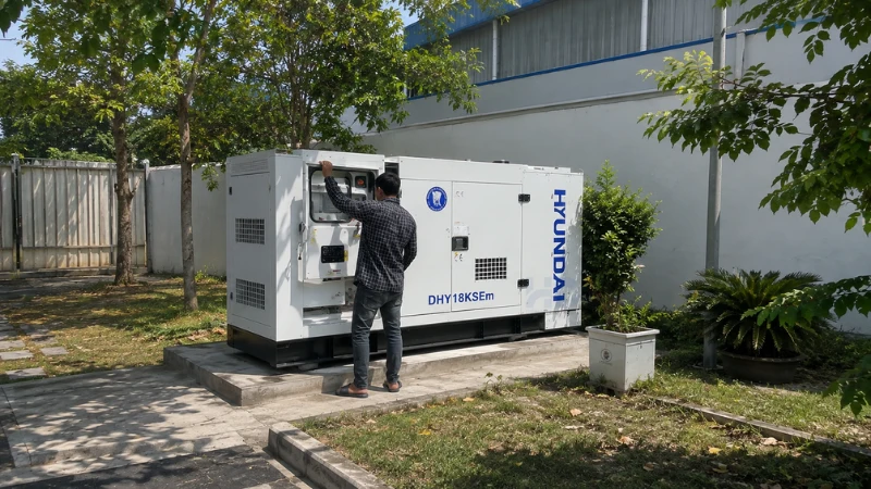 Hướng dẫn sử dụng máy phát điện 1 pha Hyundai đúng cách, an toàn