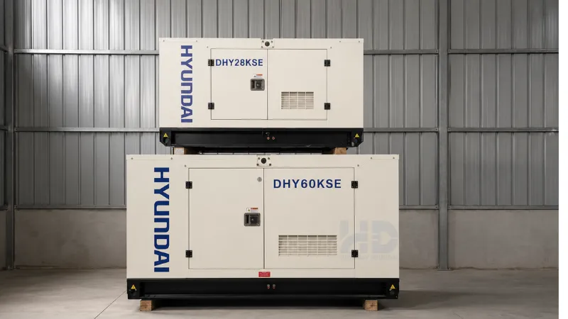 Máy phát điện công nghiệp Hyundai nhập khẩu chính hãng nguyên chiếc