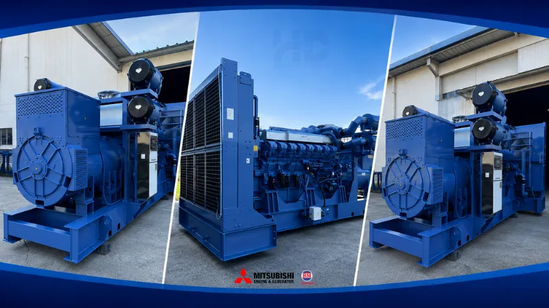 Máy phát điện công nghiệp Mitsubishi chính hãng